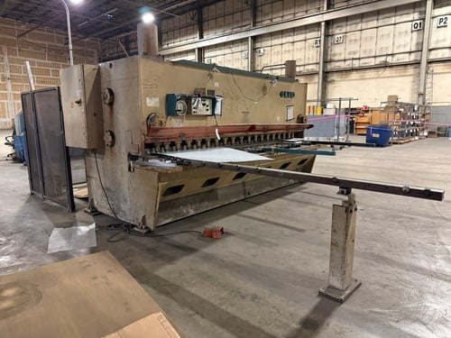 1/2" x 12' LVD #12-OH-50, Hydraulic Power Squaring Shear, 25 HP, 230V, 3 Ph, Powered Back Gauge, 1990 - Image 6