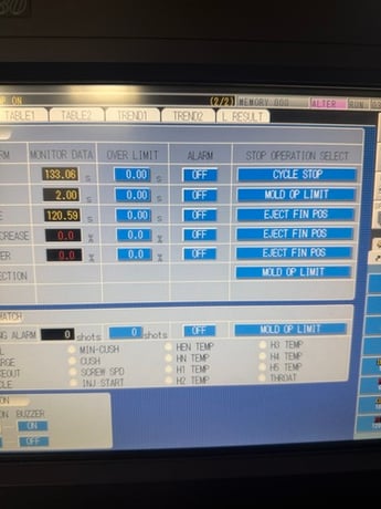 65 Ton, Toshiba #EC65NIIV30-1.5B, Electric Injection Molding Machine, 2.9 Oz., 18.8" x 14.2" Tie Bar, 2008 - Image 7