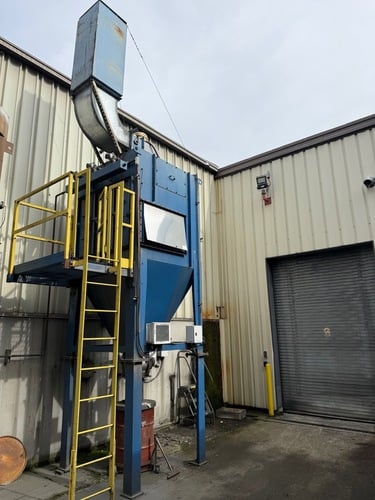 Wheelabrator #A3-51403, Wheelblasting System, 2 Blast Wheels, 15 HP, Dust Collector, Fike Explosion Venting - Image 6