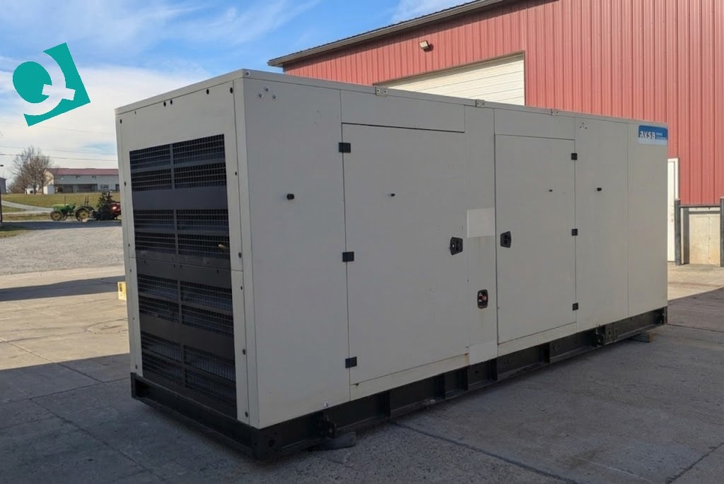 350 KW Aksa, Stamford, John Deere Diesel Generator, 277/480 Volts, 3 Phase, DeepSea 7320, 3,143 Hrs., 2019 - Image 2