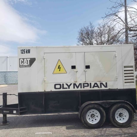 125 KW Olympian #D125P1, Diesel Generator, 277/480 Volts, 3 Phase, 188 Amp, 2,330 Hrs. - Image 1