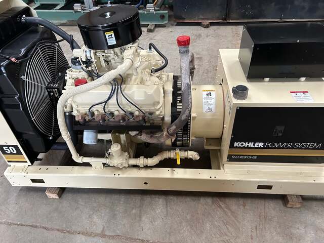 50 KW Kohler #50RZ282, Natural Gas / LP Generator, 120/208 Volts, 3 Phase, 778 Hrs. - Image 3