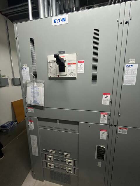 2500 Amps, Eaton Pow-R-Line 2-Section Switchboard, 480 Volts, RGH 1600 Amp Breaker #RGH316033E - Image 6