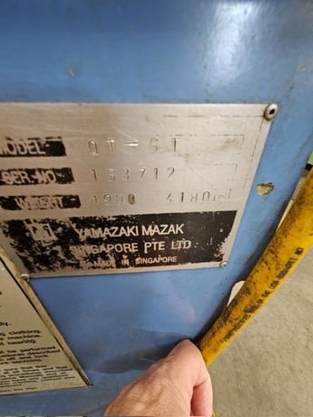 Mazak #Quick Turn 6T, CNC Lathe, 11.8" Swing, 5" Chuck, 1.2" Bar Capacity, 7.5 HP, 7,000 RPM, Tailstock, 2000 - Image 4