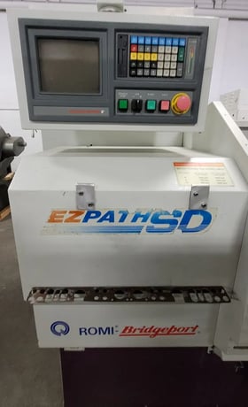 Bridgeport Romi #EZ Path SD, CNC Lathe, 18" Swing, 40" Centers, 8" Chuck, 7.5 HP, 4,000 RPM, Tailstock, 1998 - Image 3