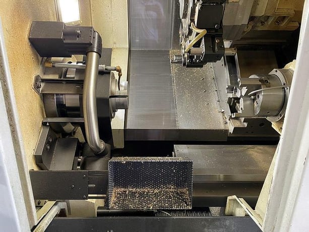 Okuma #GENOS L300MYW-E, CNC Lathe, 10" Chuck, 20 HP, 3,000 RPM, Y-Axis, sub spindle, Live Milling, OSP, 2018 - Image 2