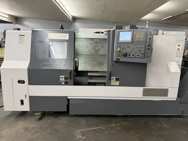 Samsung #SL-30, CNC Lathe, 12" Chuck, 3.5" Bar Capacity, 30 HP, 2,500 RPM, 12-Station Turret, Fanuc OiTD, 2013 - Image 1