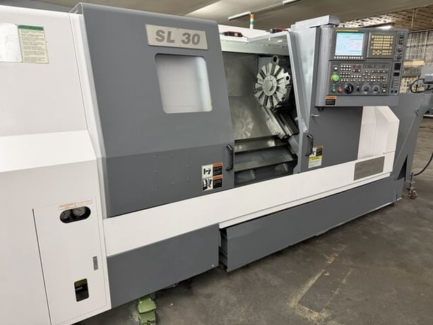 Samsung #SL-30, CNC Lathe, 12" Chuck, 3.5" Bar Capacity, 30 HP, 2,500 RPM, 12-Station Turret, Fanuc OiTD, 2013 - Image 7
