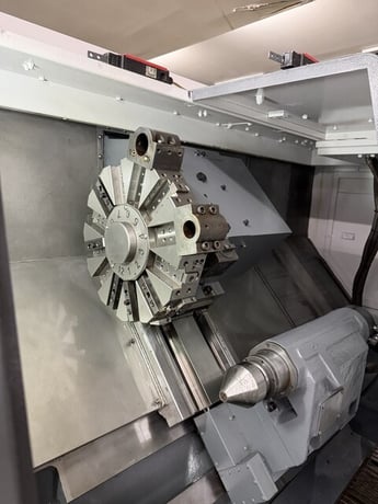 Samsung #SL-30, CNC Lathe, 12" Chuck, 3.5" Bar Capacity, 30 HP, 2,500 RPM, 12-Station Turret, Fanuc OiTD, 2013 - Image 8