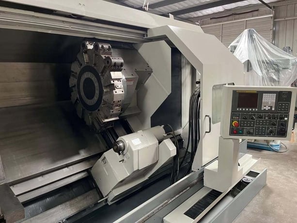 Yama Seiki #GS-460L, CNC Lathe, 30.7" Swing, 24" Chuck, 50 HP, 700 RPM, 10-Station Turret, Chip Conveyor, 2006 - Image 4