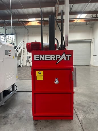 30.7" x 37" Enerpat #DC30, Hydraulic Drum Crusher for 55-Gallon Steel Drums - In Stock USA, Ready to Ship - Image 3