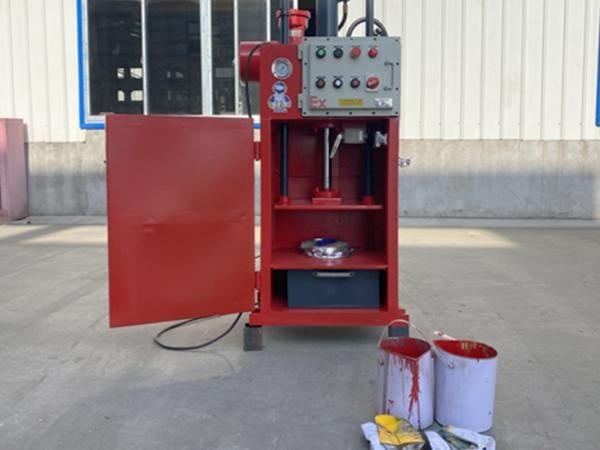 30.7" x 37" Enerpat #DC30, Hydraulic Drum Crusher for 55-Gallon Steel Drums - In Stock USA, Ready to Ship - Image 8