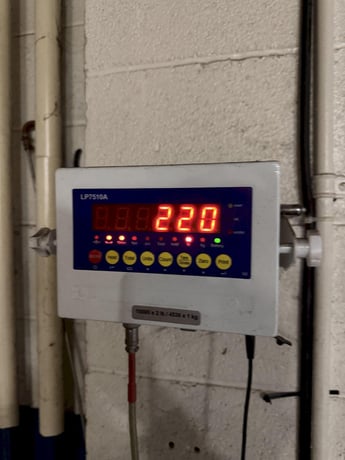 5000 lb. Inscale #LP7510A, 4' x 4' electronic platform scale - Image 2