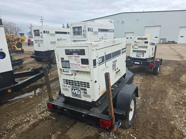 14 KW Multiquip #DCA15SPXU4F, diesel generator set, 120/240 Volts, 1-phase, 1800 RPM, Kubota D1503 engine - Image 2