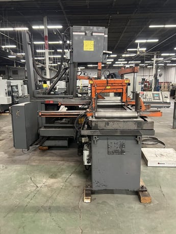 20" x 24" Hem #VT130HA-60, high speed production automatic vertical tilting band saw, 2006' - Image 2