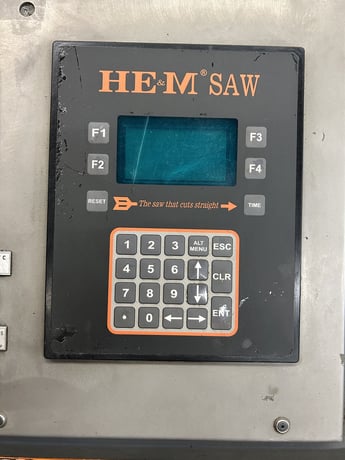 20" x 24" Hem #VT130HA-60, high speed production automatic vertical tilting band saw, 2006' - Image 9
