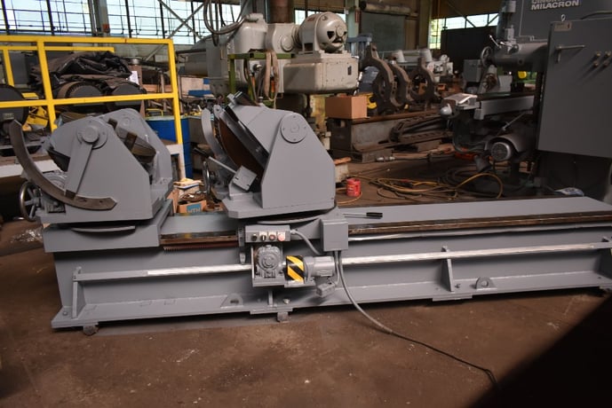 1.2' x 10' Tak-Pme #14, motorized pipe fitting welding positioner manipulator, carriage type base - Image 2