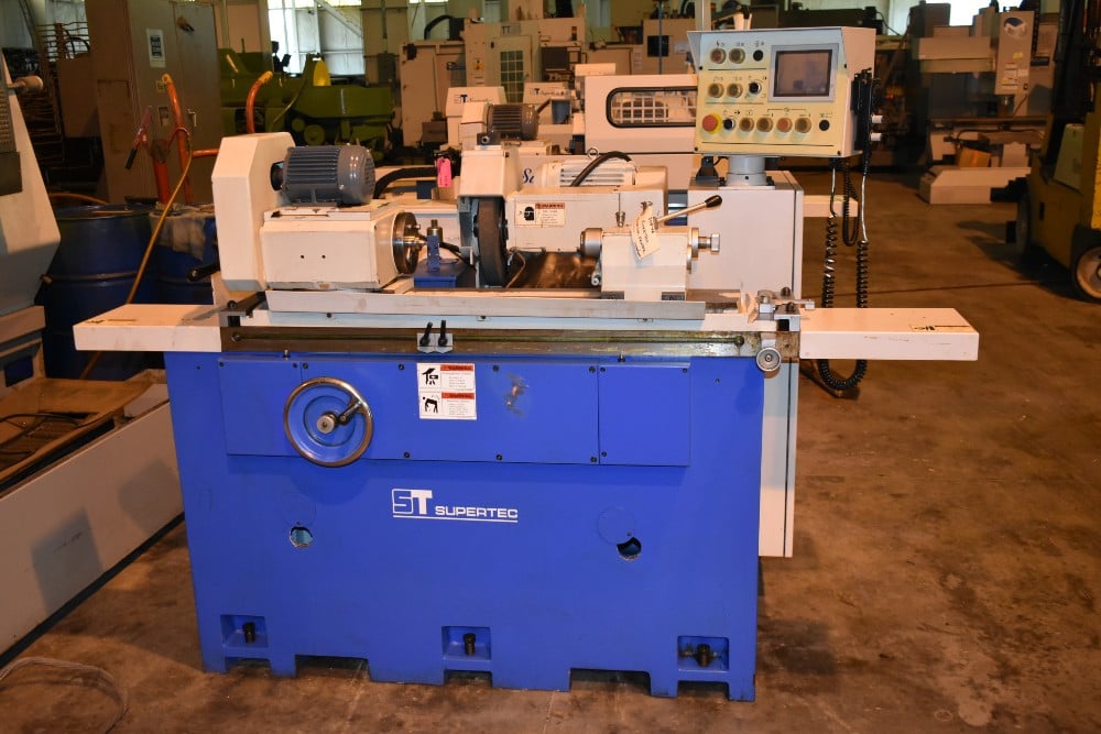 8" x 20" Supertec #G20P-50NC, precision plunge type cylindrical grinder, Mitsubishi PLC Control, coolant - Image 1