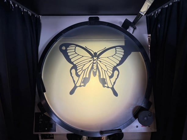 30" S-T Industries #22-2801, optical comparator, 8" x 35" table, edge detection, 2014 - Image 9