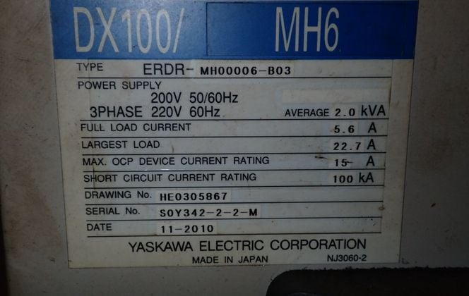 Yaskawa Motoman #MH6, Robot, ERDR Control (6 available) - Image 6