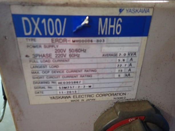Yaskawa Motoman #MH6, Robot, teach pendant, ERDR Control, 2011 - Image 6
