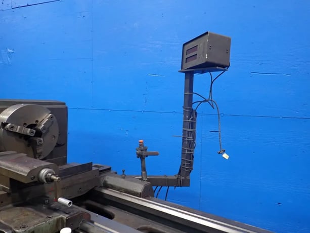 18" x 80" Longem #LG-2080DS, Lathe, 3 jaw 12" chuck, 3" bore, tailstock, Enco Control - Image 6