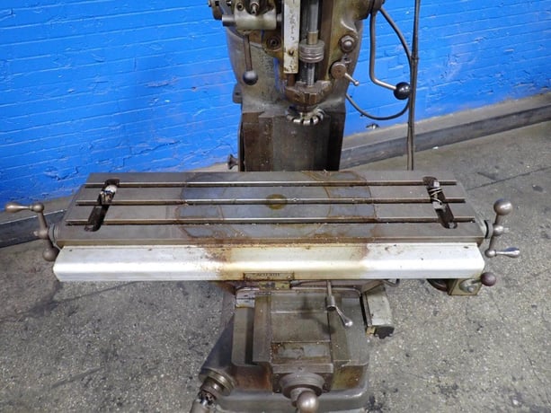 Bridgeport, Vertical Mill, 9" x 36" table, Bausch & Lomb AcuRite III digital read out, 1 HP - Image 3