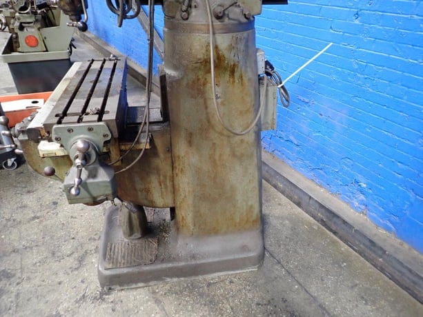 Bridgeport, Vertical Mill, 9" x 36" table, Bausch & Lomb AcuRite III digital read out, 1 HP - Image 10
