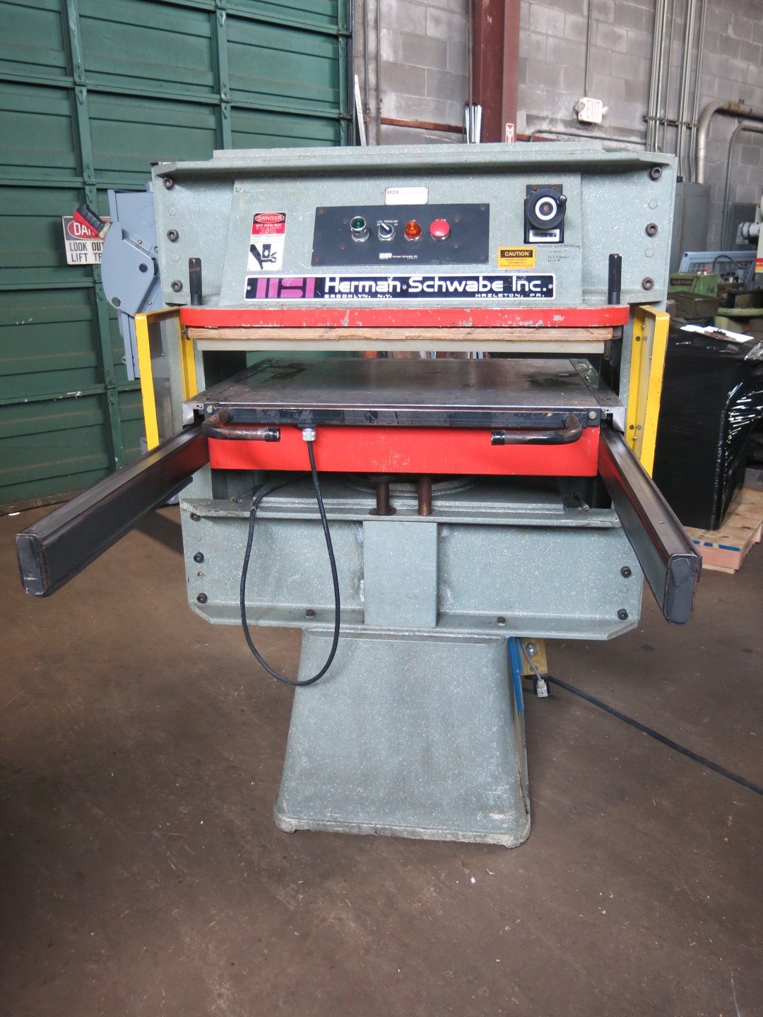 50 Ton, Herman Schwabe #DG-HD, Up-Acting Die Press, 38" x 38" bed, 6" stroke, 10 HP - Image 1