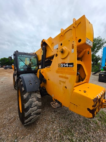 14000 lb. JCB #514-56, telehandler reachfork, 56' lift height, 5510 hours, 2018 - Image 2