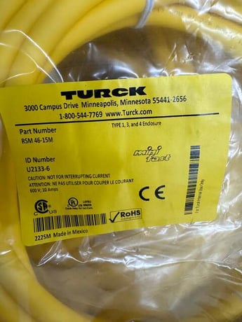 Turck Minifast Cordset RSM 46-15M 600V - Image 3