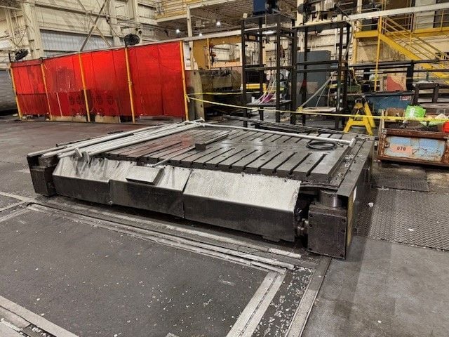 1000 Ton, Verson #S4-1000-144-90T, straight side double crank, 24" stroke, 70" Shut Height, 24" adj., 144" - Image 7