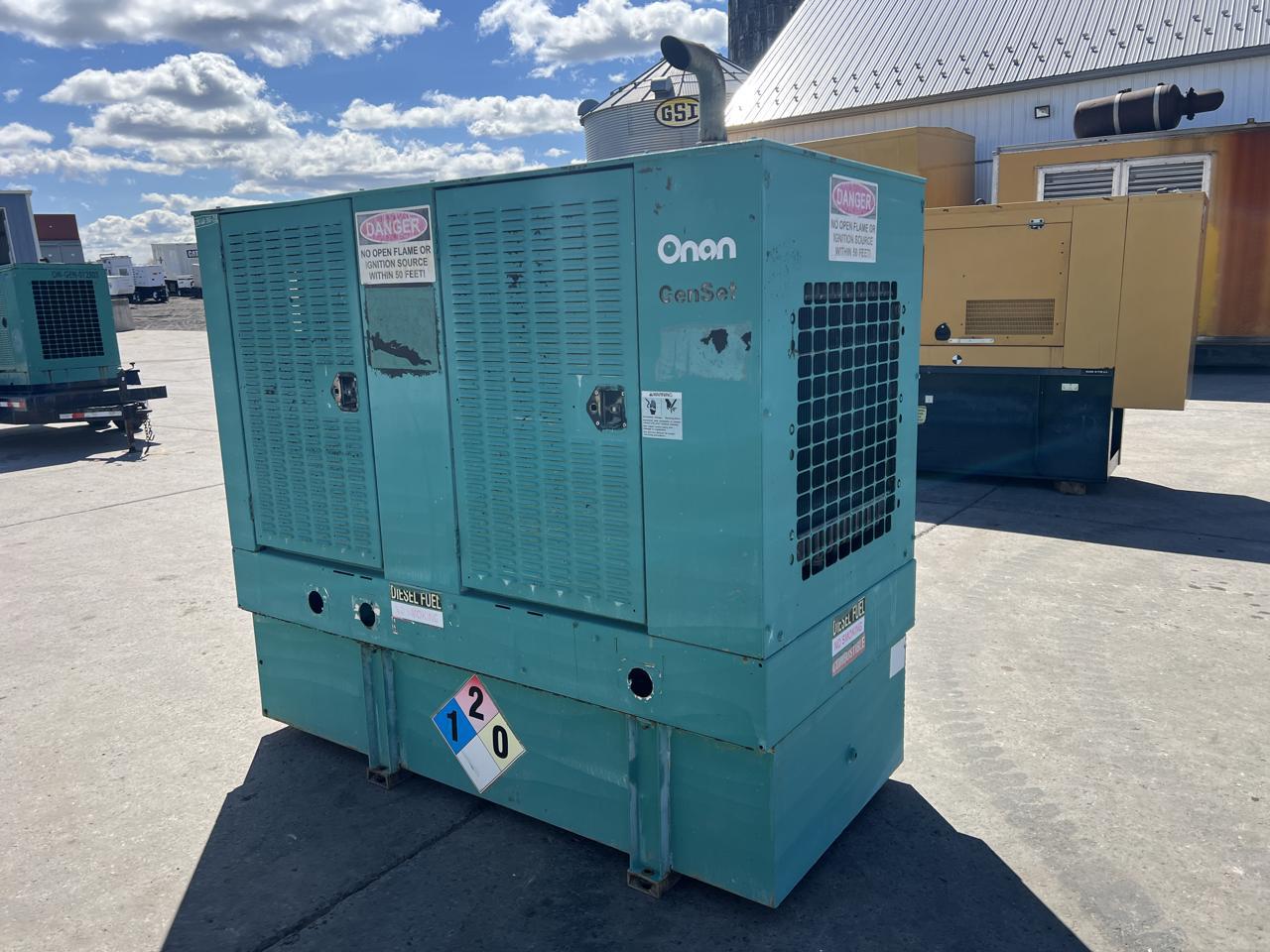60 KW Cummins/Onan #DGCB-4489744, Diesel Generator Set, 120/240 Volts, 93 HP @ 1800 RPM Cummins engine - Image 4