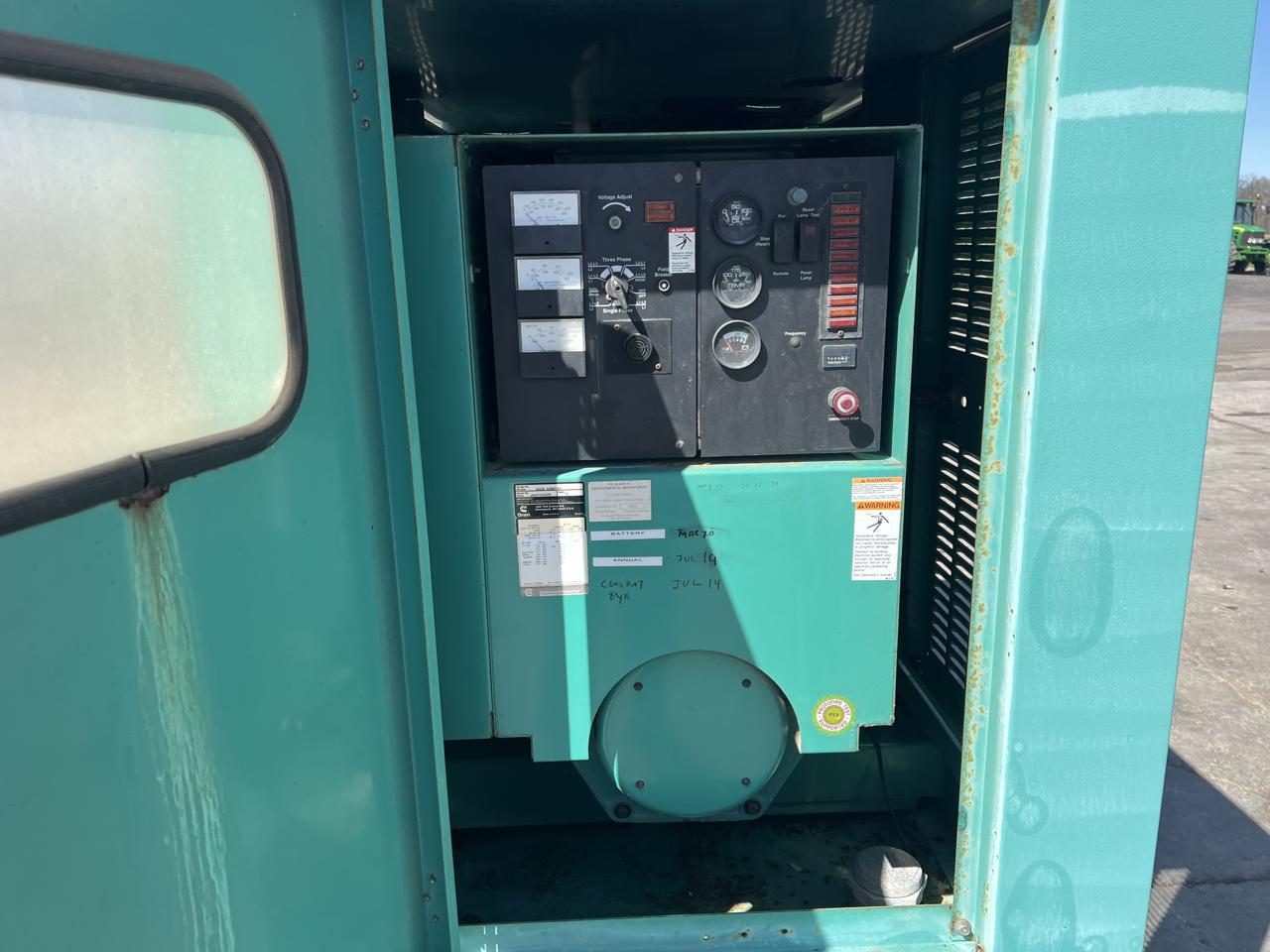 60 KW Cummins/Onan #DGCB-4489744, Diesel Generator Set, 120/240 Volts, 93 HP @ 1800 RPM Cummins engine - Image 10