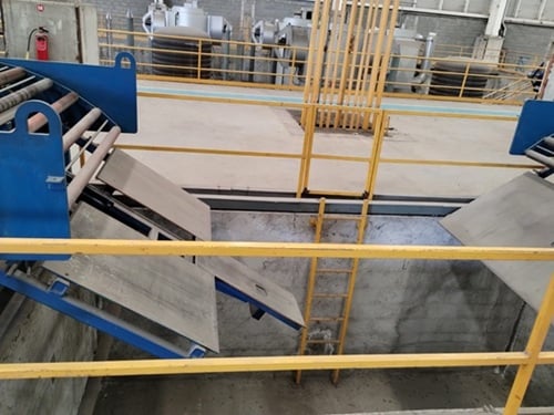 72" x 0.075" Herr Voss, Multiblanking Line, 20 ton, L to R, 16"-20" coil inner diameter, mandrel uncoiler - Image 3