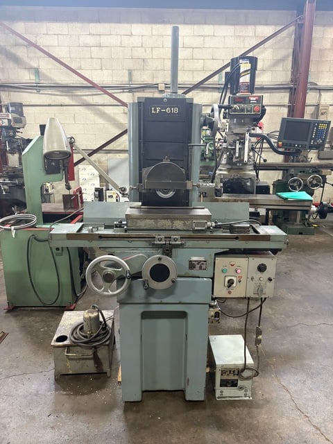 6" x 18" Lien Feng #LF-618, Manual Surface Grinder, electromagentic chuck, coolant tank, 200 Volt, 3PH - Image 2