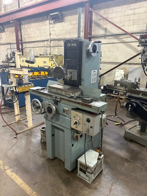 6" x 18" Lien Feng #LF-618, Manual Surface Grinder, electromagentic chuck, coolant tank, 200 Volt, 3PH - Image 3