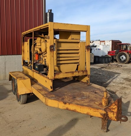 155 KW Caterpillar, Diesel Towable Genset, #3306 engine, 4716 hours, 1985 - Image 5