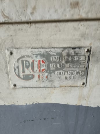 24" x 24" Grob #NS18, Vertical band saw - Image 7