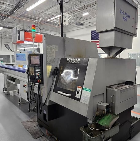 Tsugami #SS32, Swiss Type CNC Lathe, 2008 - Image 1