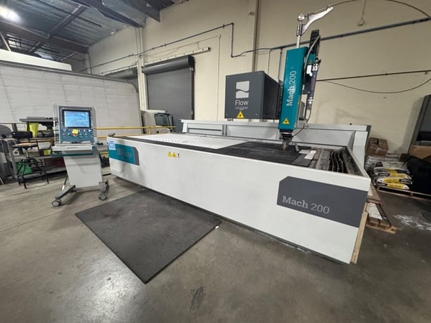 Flow #Mach-200-4020-X5, CNC Water Jet Cutting System, 60,000 psi, 6' x13' table, 1732 hours, 2021 - Image 1