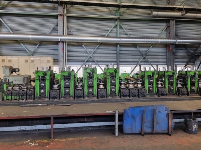 .035" Myung Jin #HF, Tube Mill, 114mm 4.5 diameter, 508mm 20" ID, 2200 86.6" outside dimension, 328 FPM - Image 3