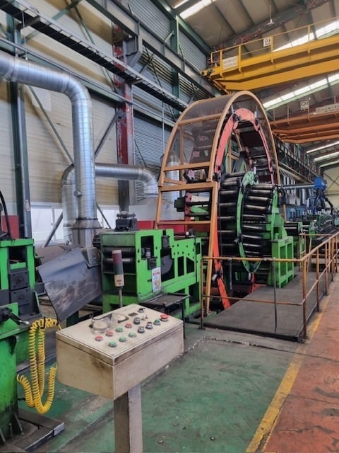 .035" Myung Jin #HF, Tube Mill, 114mm 4.5 diameter, 508mm 20" ID, 2200 86.6" outside dimension, 328 FPM - Image 7