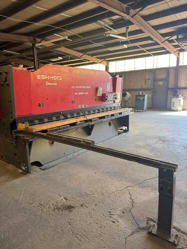 1/2" x 13' Amada #ESH40-13, Hydraulic Shear, 50 SPM, 40" Back Gauge, 3988 psi, 2002 - Image 8