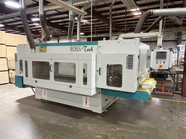 MB #ROBA-T-13-DI-DB, Surface Sanding Machine, 37.5 HP, 51" W, 36 FPM, 2023 - Image 4