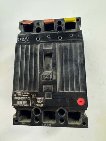 General Electric Circuit Breaker TED136050 600 VAC - Image 1