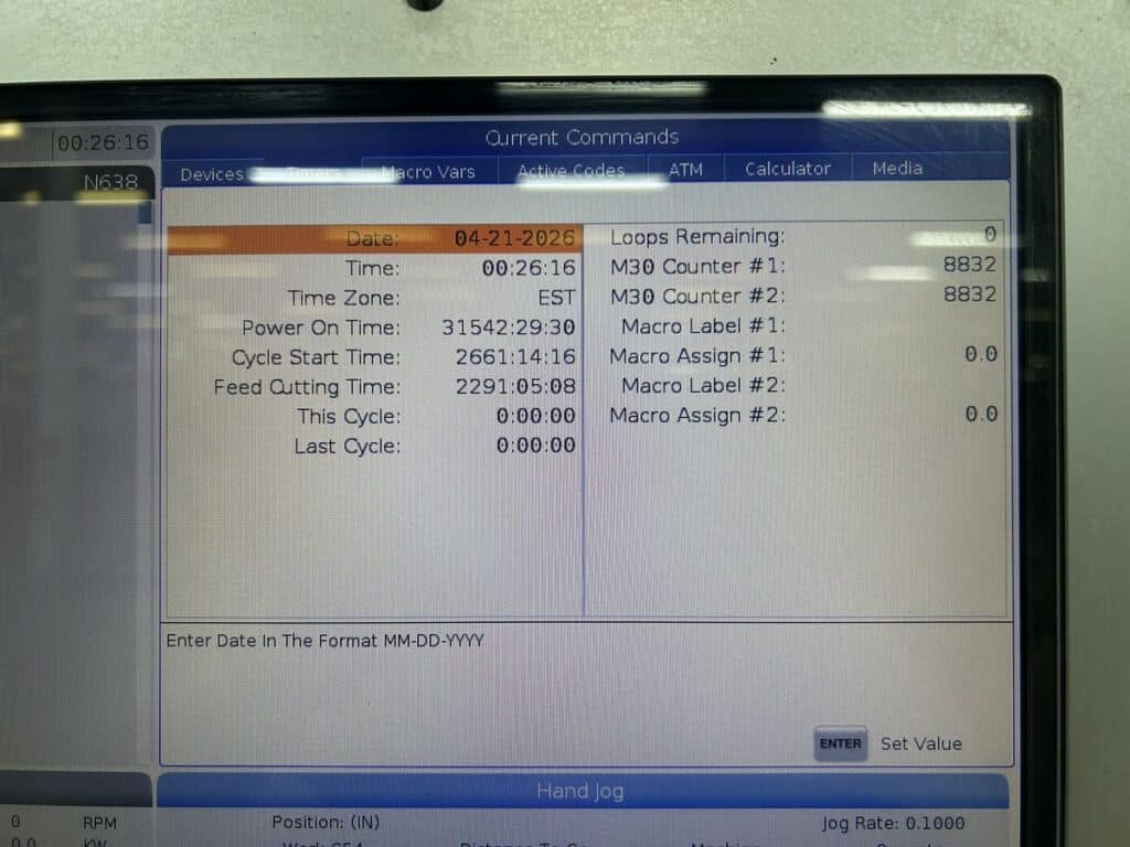 Haas #TM-2P, CNC toolroom vertical machining center, 40" X, 16" Y, 16" Z, 6000 RPM, 10 automatic tool - Image 9