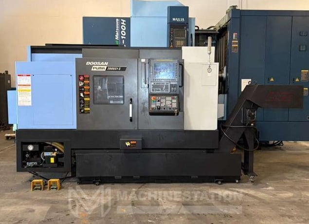 Daewoo Doosan #Puma-2600SYII, CNC lathe, 30.7" swing, 10" chuck, 3-jaw, 3.2" bar, 14.8" dia., 29.9" lgth - Image 3
