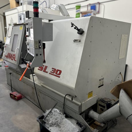 Haas #SL-30, CNC turning center, 30" swing, 10" chuck, 3-jaw, 3" bar, 14.5" dia., 34" lgth, 12 turret, 3400 - Image 3