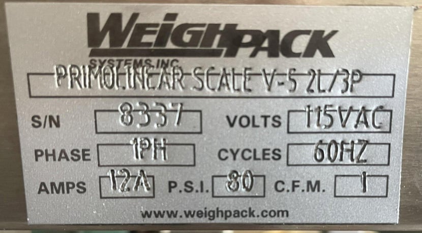 Weighpack #Primolinear-Scale-V5-2L-3P, combination weigher scale, 2024 - Image 5